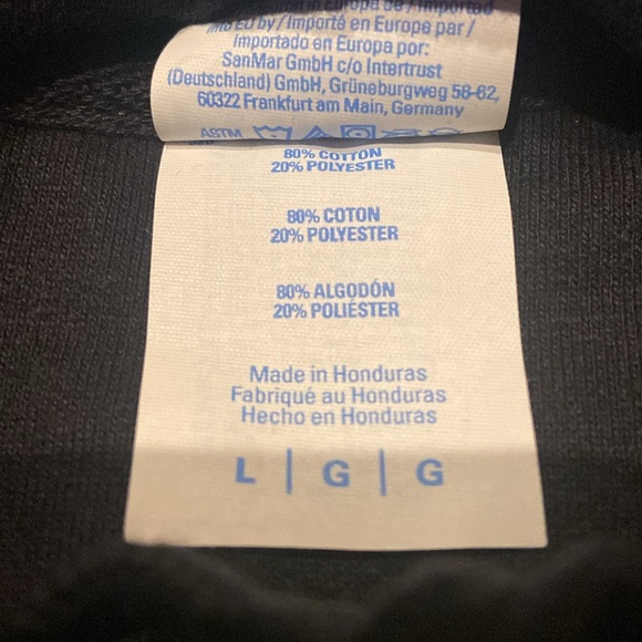 MY SISTER IS A GOLDEN DOODLE Size L Black Hoodie - Picture 7 of 7